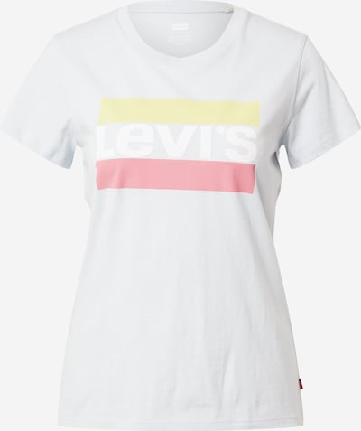 LEVI'S ® Shirt 'The Perfect Tee' in azur / limone / hellpink / weiß, Produktansicht