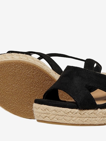 ONLY - Sandalias con hebilla 'Amelia' en negro