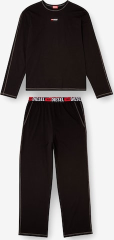 DIESEL Pitkä pyjama 'NOLAN' värissä musta: etupuoli