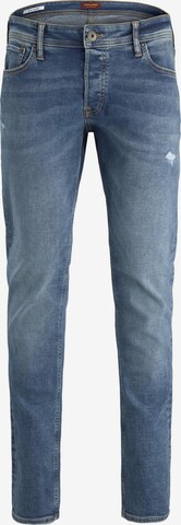 Slimfit Jeans 'Glenn' de la JACK & JONES pe albastru: față