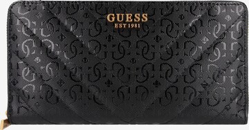 GUESS Wallet 'Jania' in Black: front