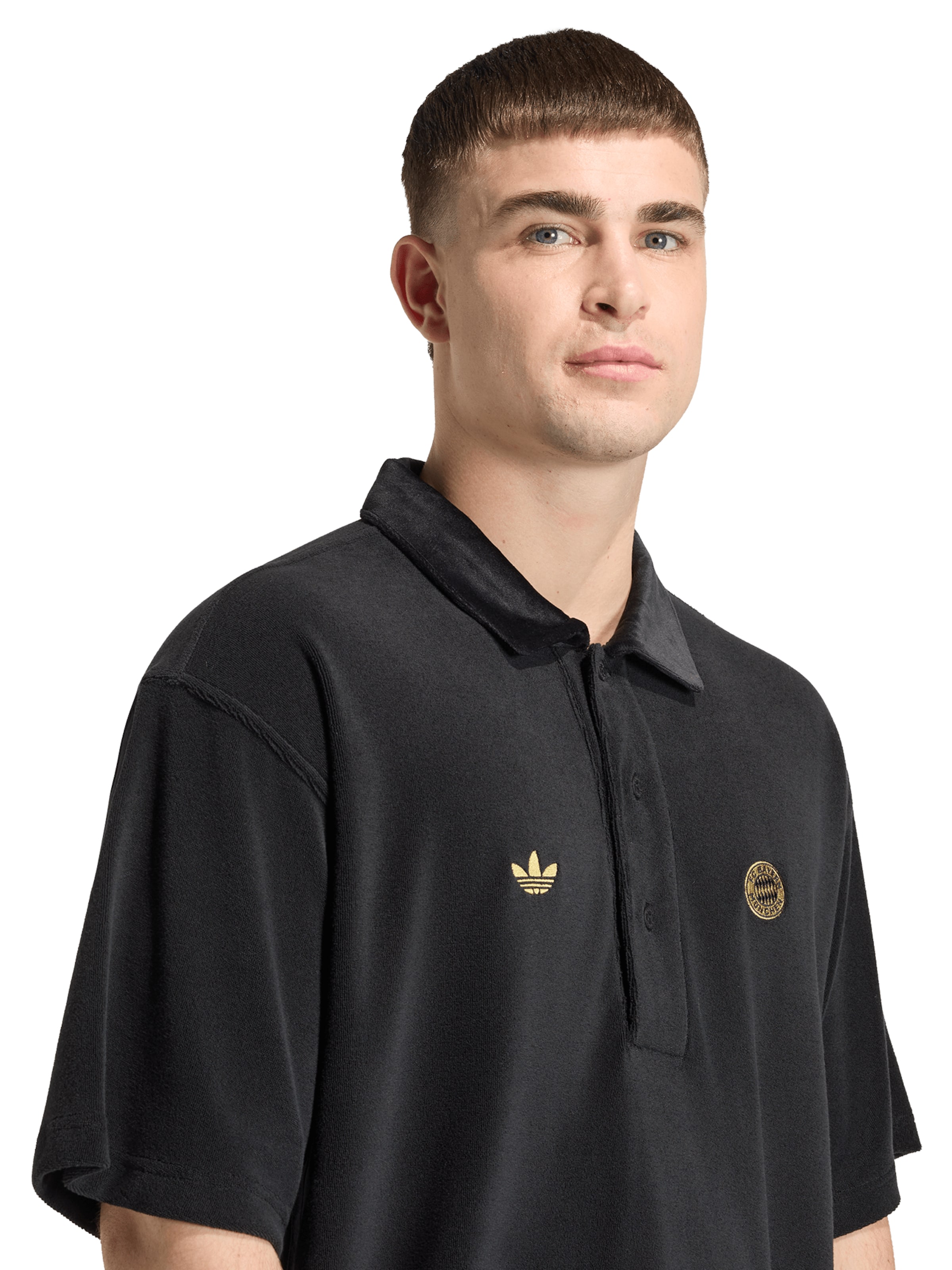 T-Shirt 'FC Bayern München' ADIDAS ORIGINALS en noir