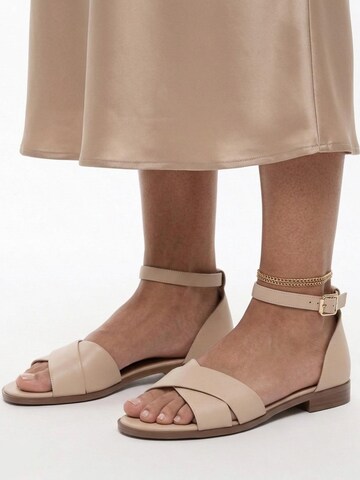 Maciejka Sandaal 'K7459-04/00-1' in Beige: voorkant