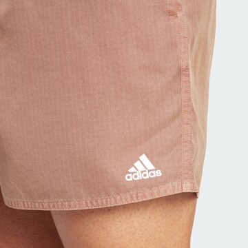 ADIDAS SPORTSWEAR Athletic Swim Trunks in Beige