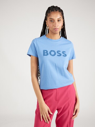 BOSS - Camiseta 'Elogo 5' en azul: frente