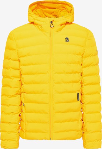 Veste d’hiver Schmuddelwedda en jaune : devant