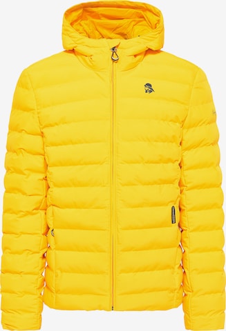 Schmuddelwedda Winter jacket in Yellow: front