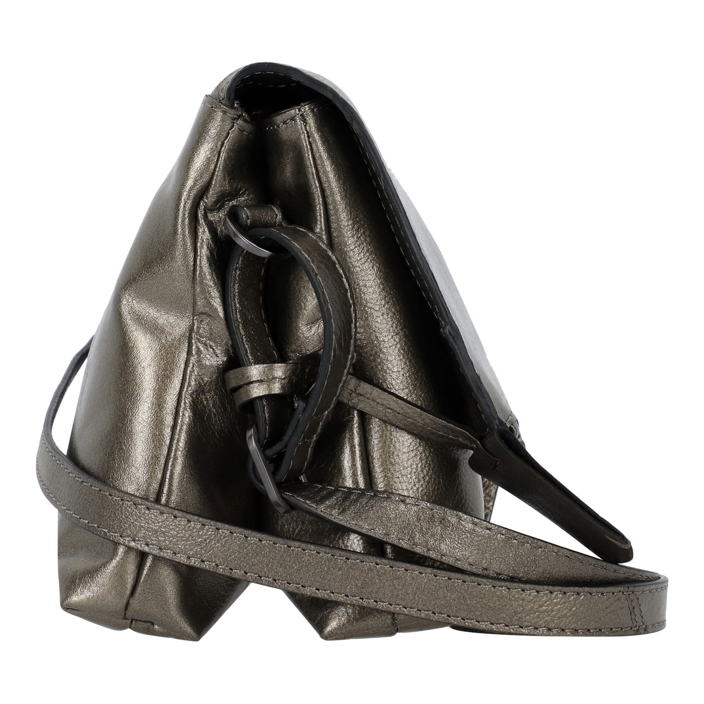 Burkely Umhängetasche 'Creased Crystal' in Grün