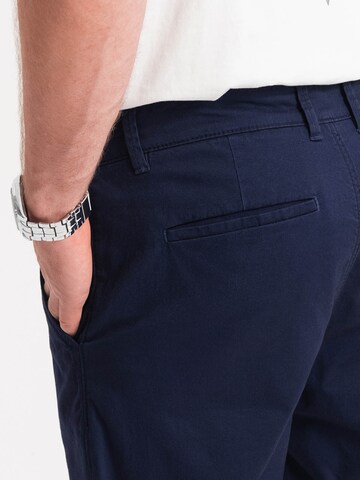 Regular Pantalon chino 'W243' Ombre en bleu