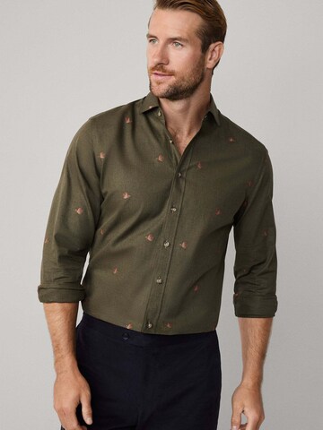 Regular fit Camicia di Hackett London in verde