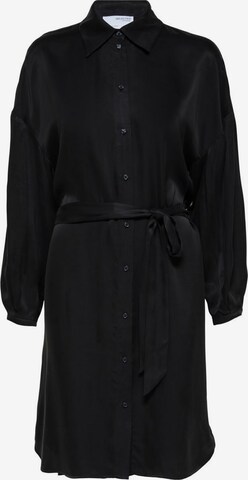 Robe-chemise SELECTED FEMME en noir : devant