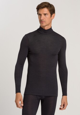 Hanro - Camisola interior ' Woolen Silk ' em cinzento: frente