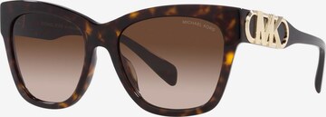 Occhiali da sole 'Empire Square' di Michael Kors in marrone: frontale