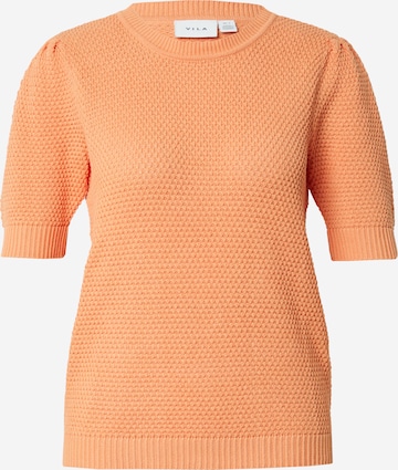VILA Sweater 'DALO' in Orange: front