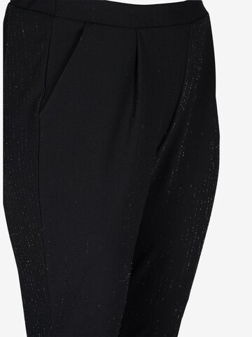 Zizzi Normální Kalhoty 'Gloss' – černá
