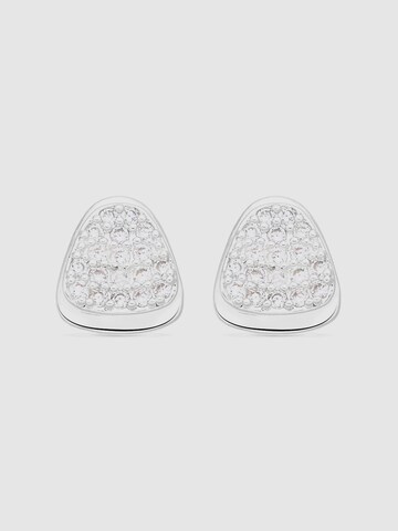 Luxenter - Pendientes 'Musa' en blanco: frente