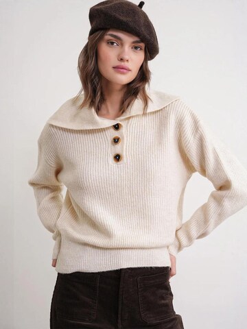 Pullover di MixRay in beige