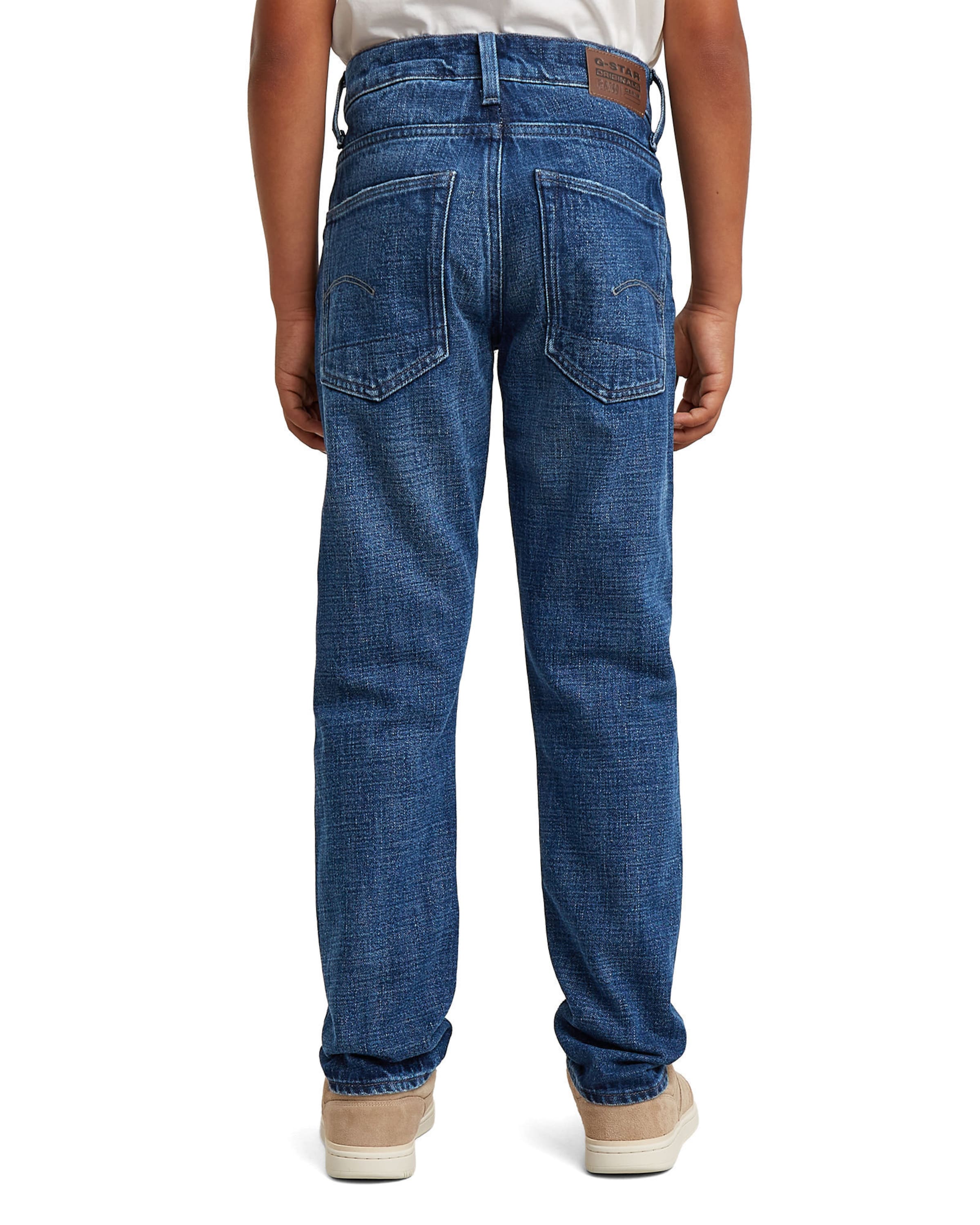 G-STAR Regular Jeans - 'Boys 3301 Tapered Jeans' in Blau