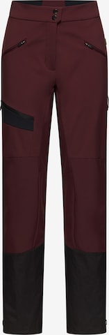 VAUDE Regular Sporthose 'Monviso' in Braun: Vorderseite