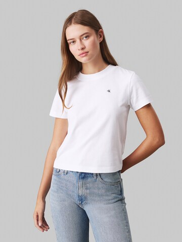 Calvin Klein Jeans Koszulka w kolorze biały: przód