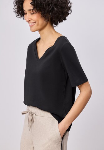 STREET ONE Shirt in Black