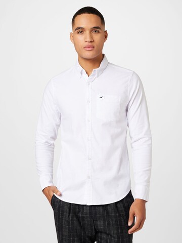 HOLLISTER Regular fit Button Up Shirt in White: front