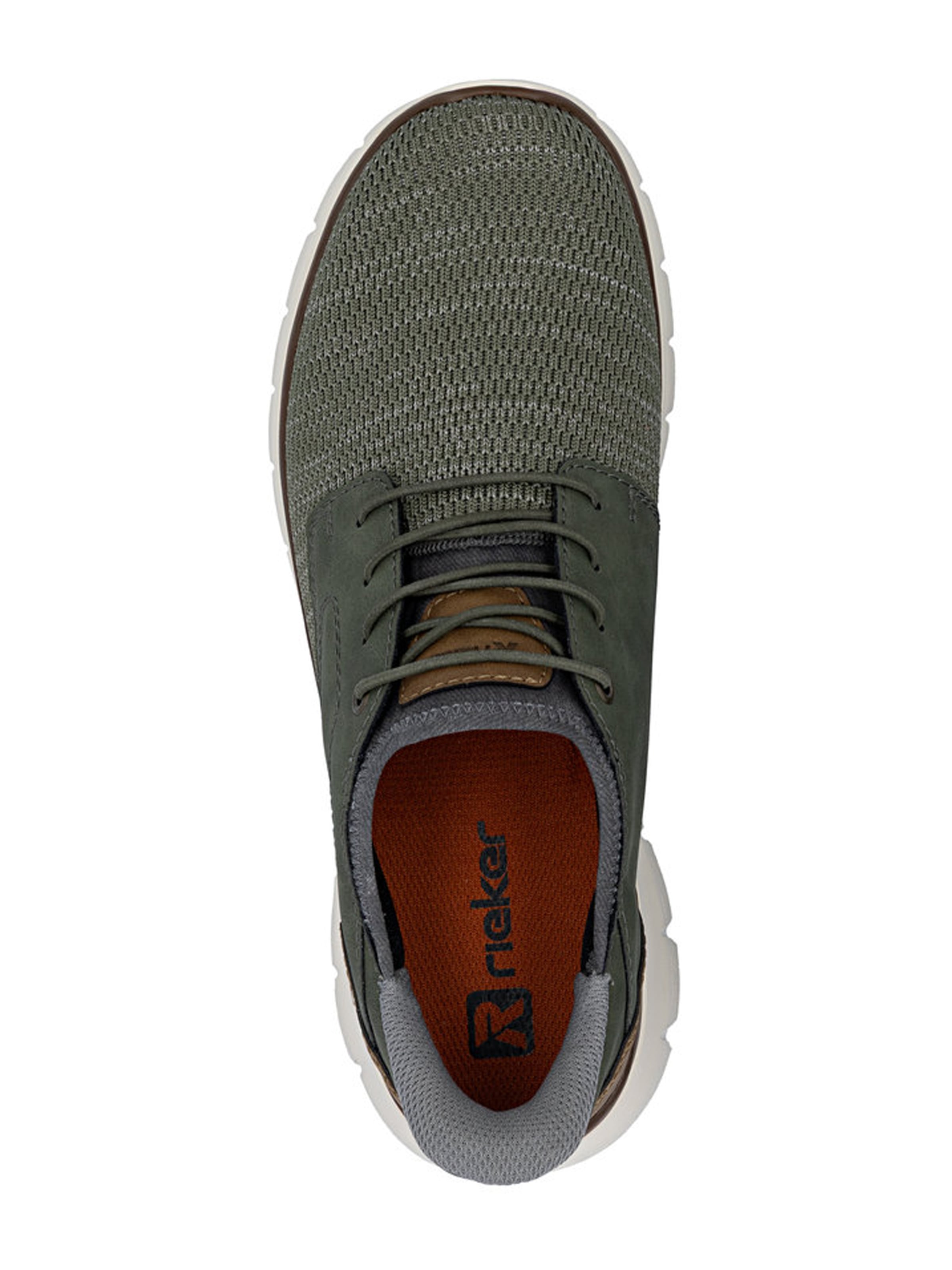 Sneaker bassa di Rieker in verde