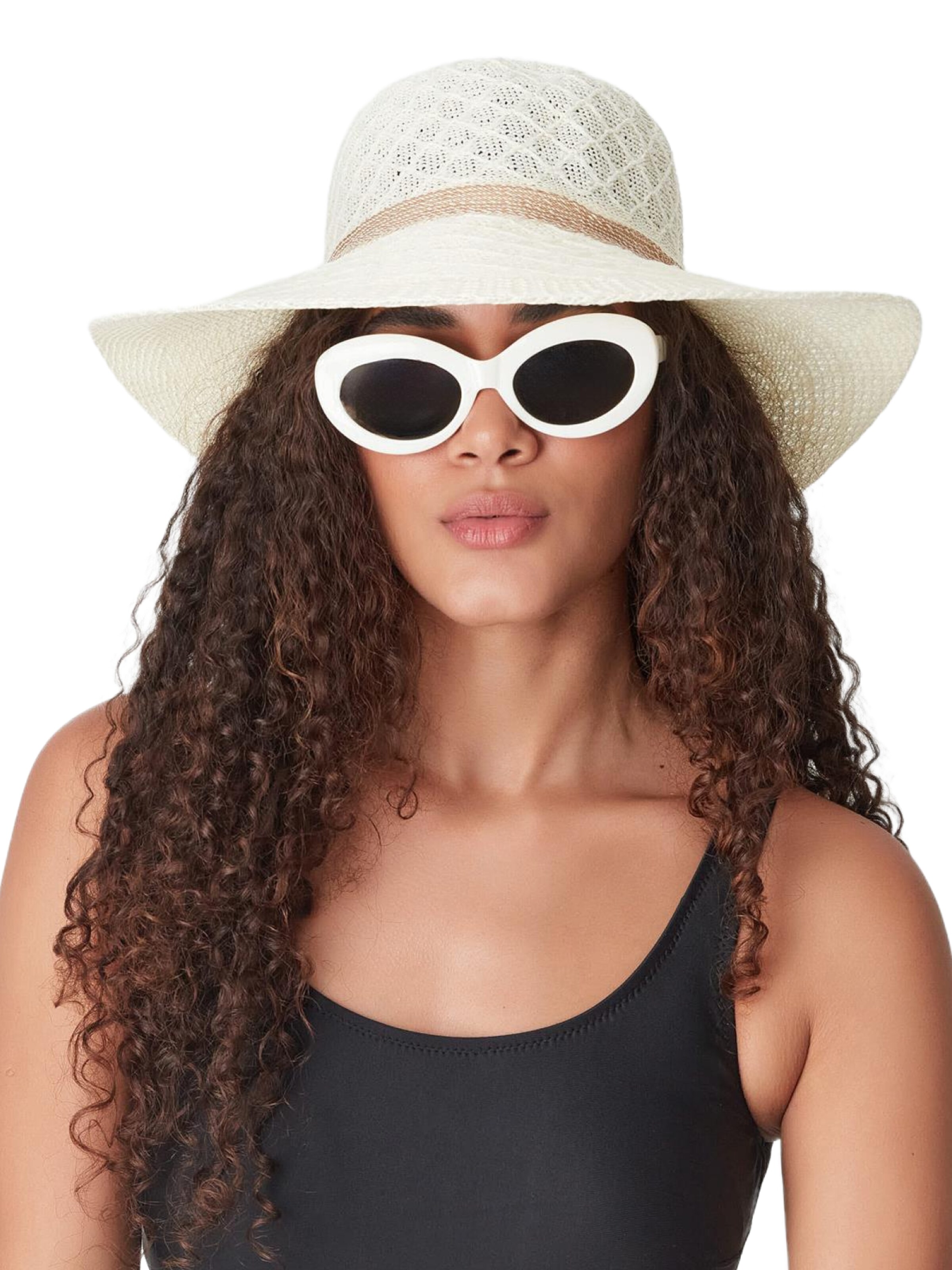 C&City Hat in White: front