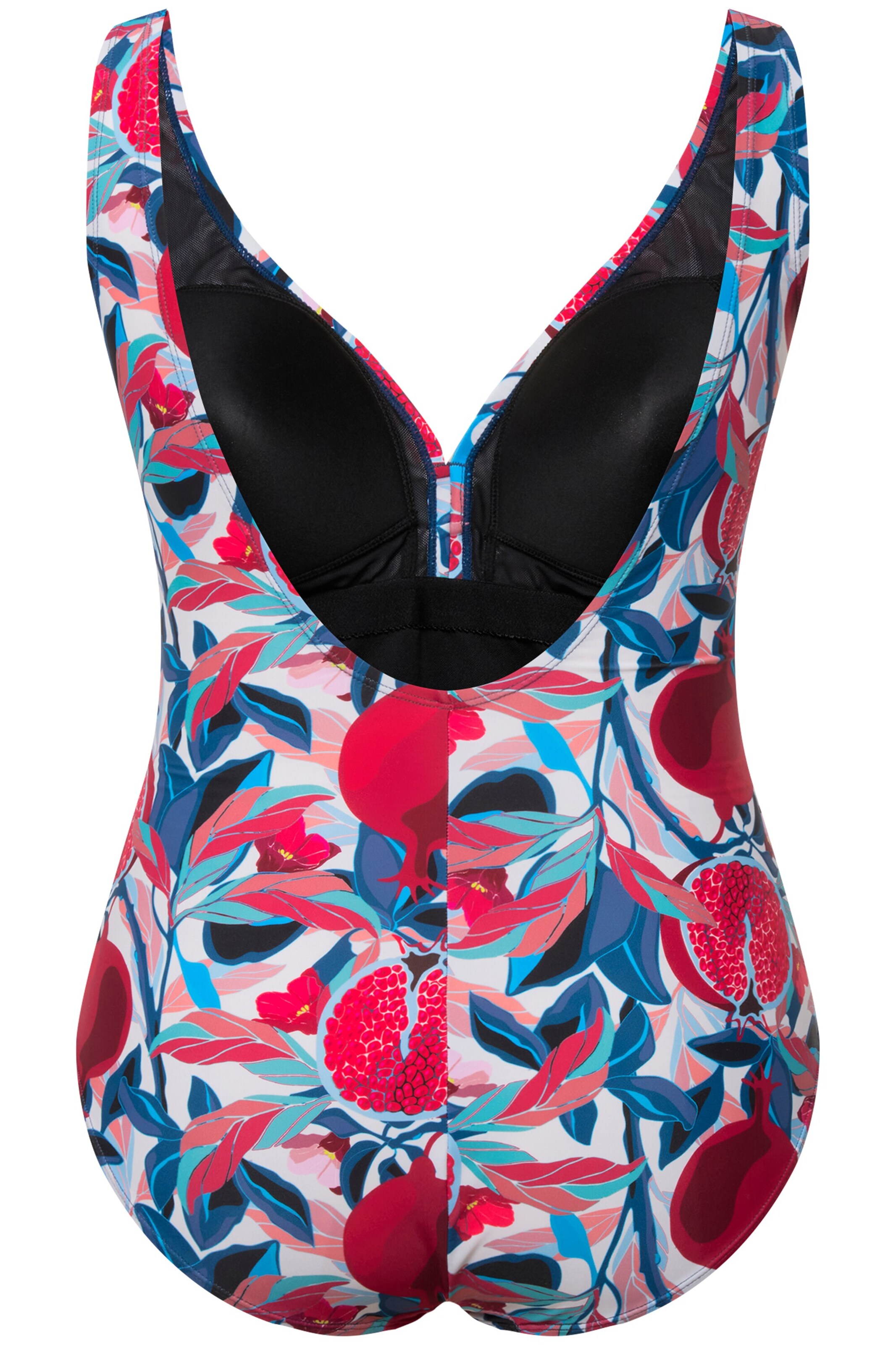 Ulla Popken Triangel Badeanzug in Mischfarben