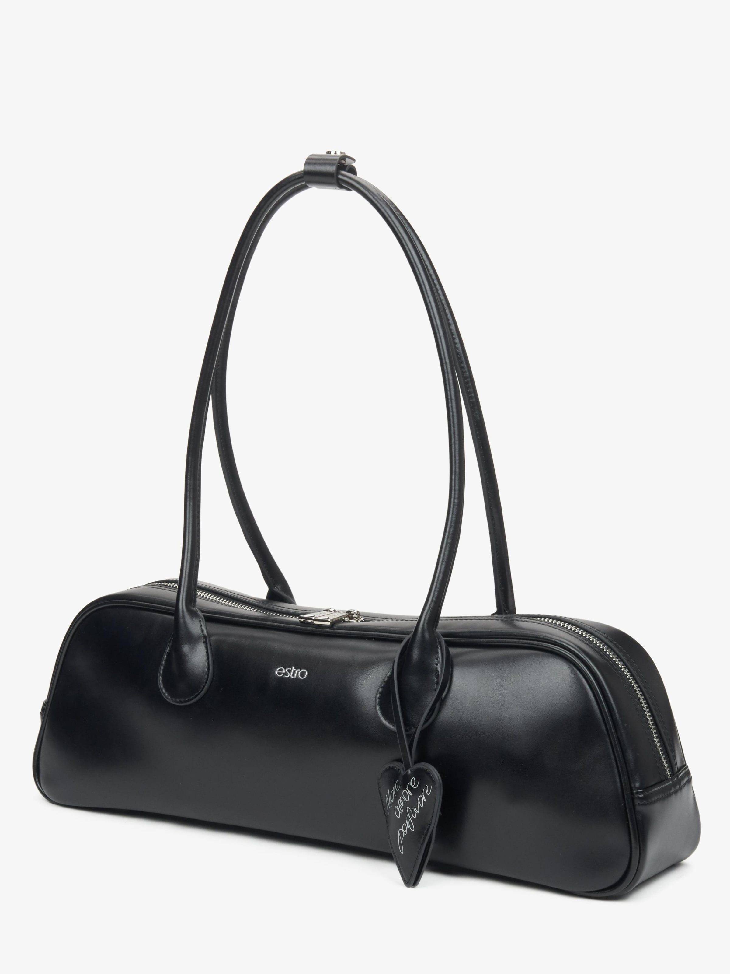 Estro Schultertasche '75568'‌‌‌‌‌ in Schwarz