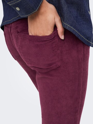 Regular Pantalon ONLY en rouge