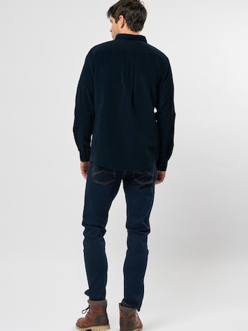 MCS Regular fit Overhemd 'James ' in Blauw