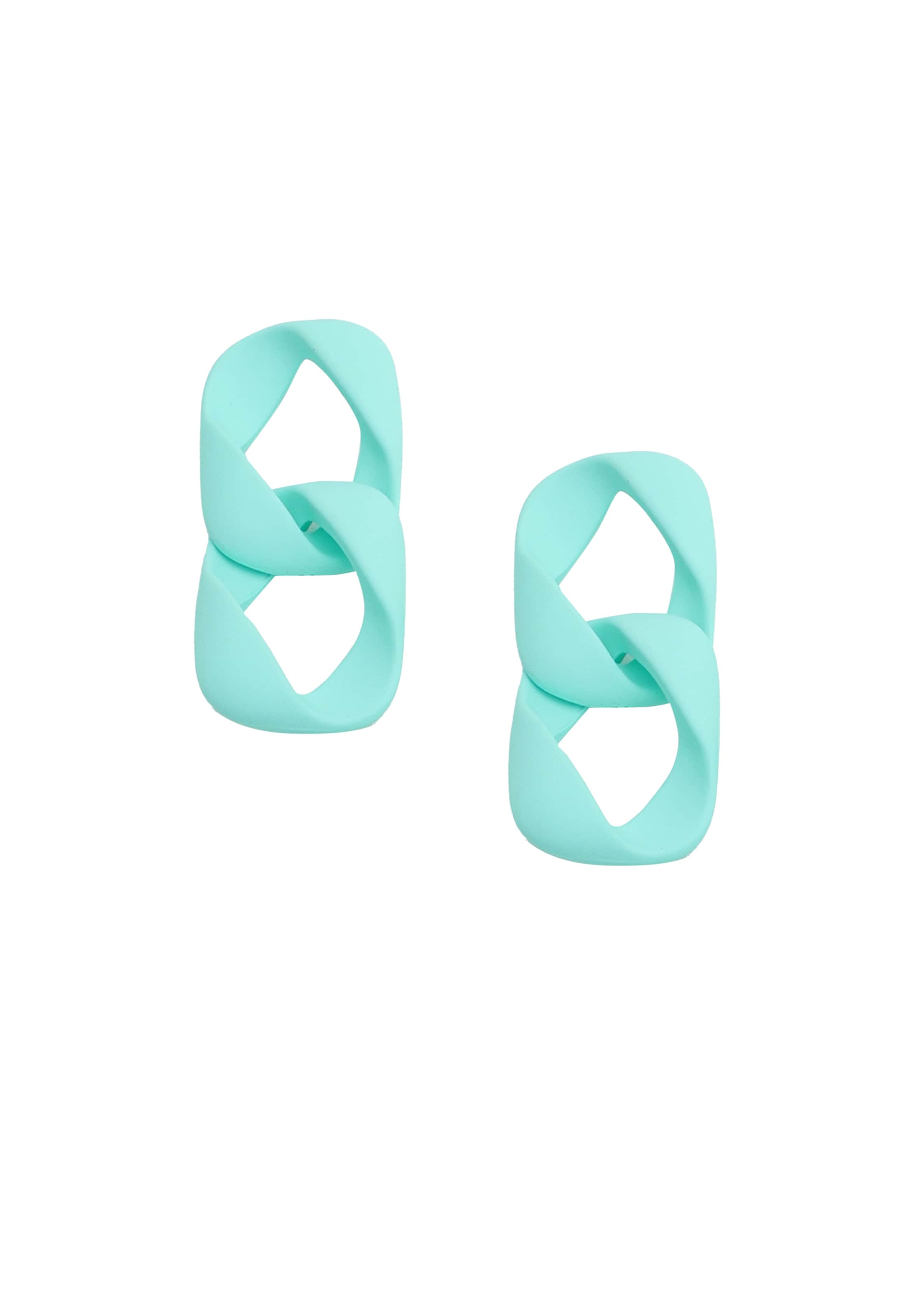 Boucles d'oreilles SOHI en bleu : devant