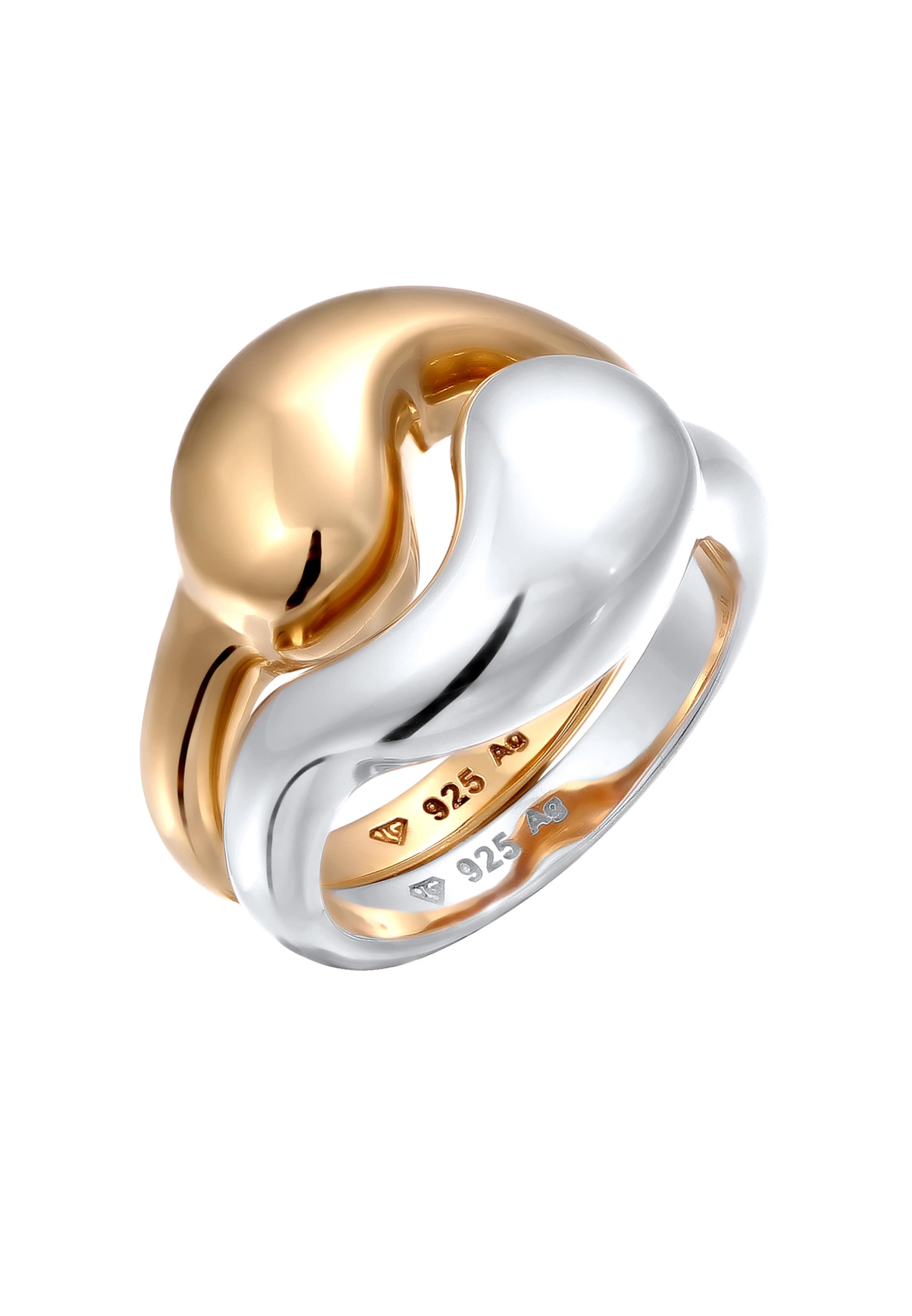 ELLI Ring in Gold: front