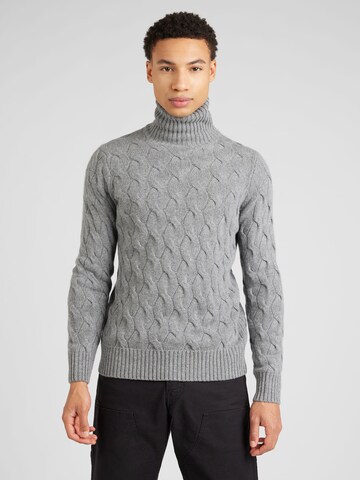 Pullover 'Seth' di Oscar Jacobson in grigio: frontale