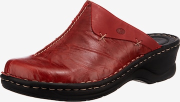 JOSEF SEIBEL Clogs 'Catalonia' in Red: front