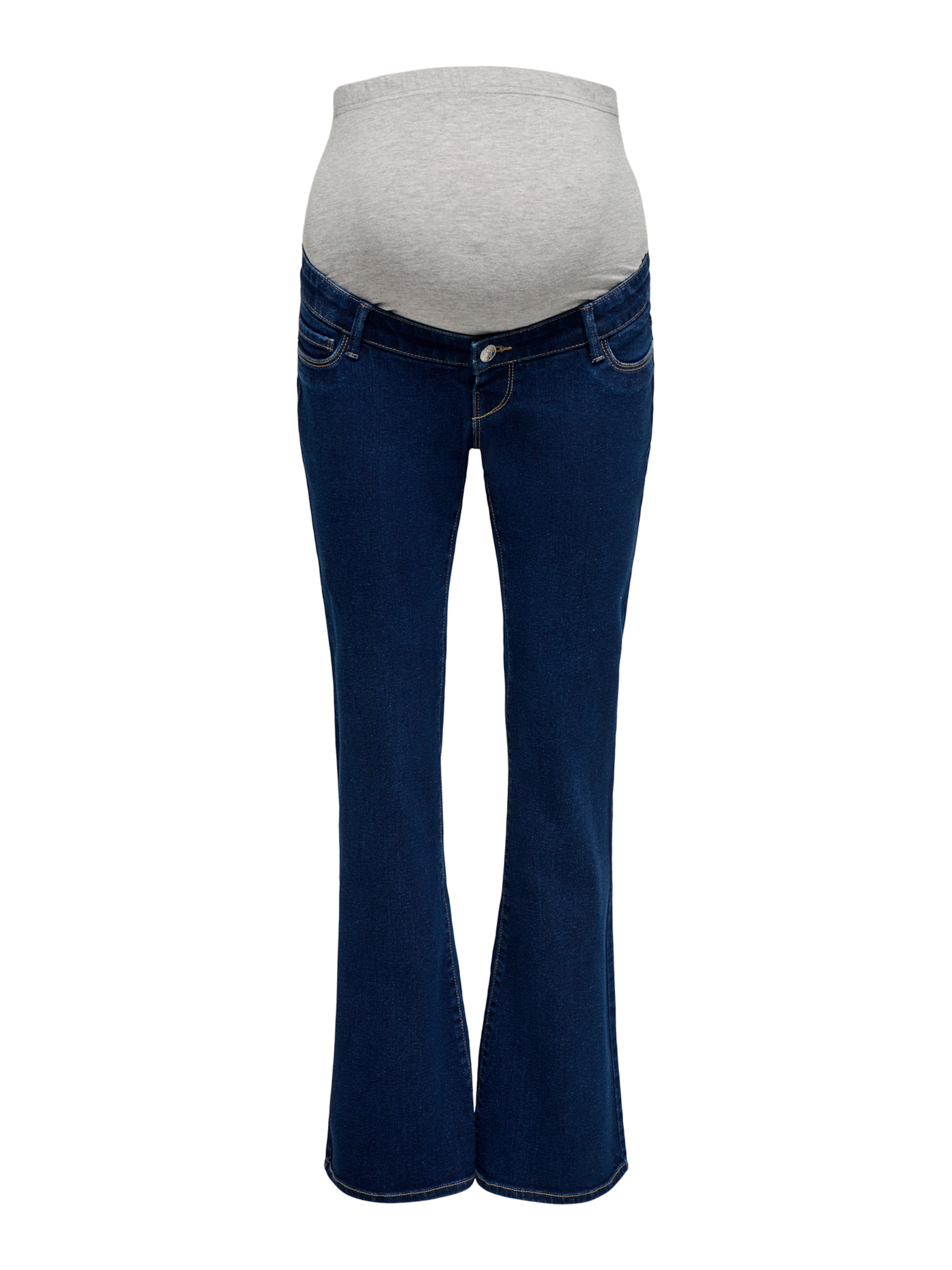 Only Maternity Разкроени Дънки 'OLMLana' в синьо: отпред