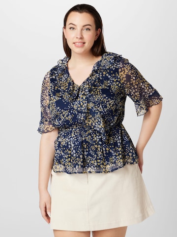 Vero Moda Curve - Blusa 'DORA KAYA' en azul: frente