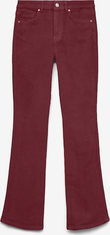 VERO MODA Broek 'VMFLASH' in Rood: voorkant