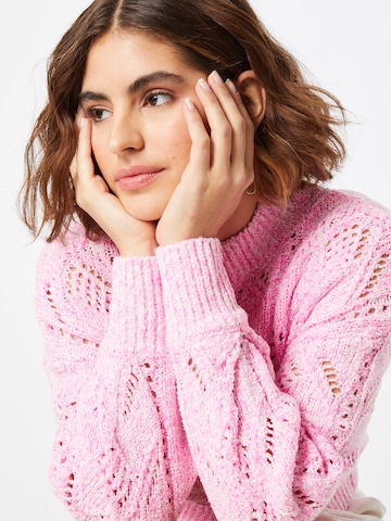 River Island Sweater 'POINTELLE' in Pink