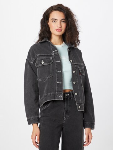 LEVI'S ® Between-Season Jacket 'Carpenter Trucker' in Black: front