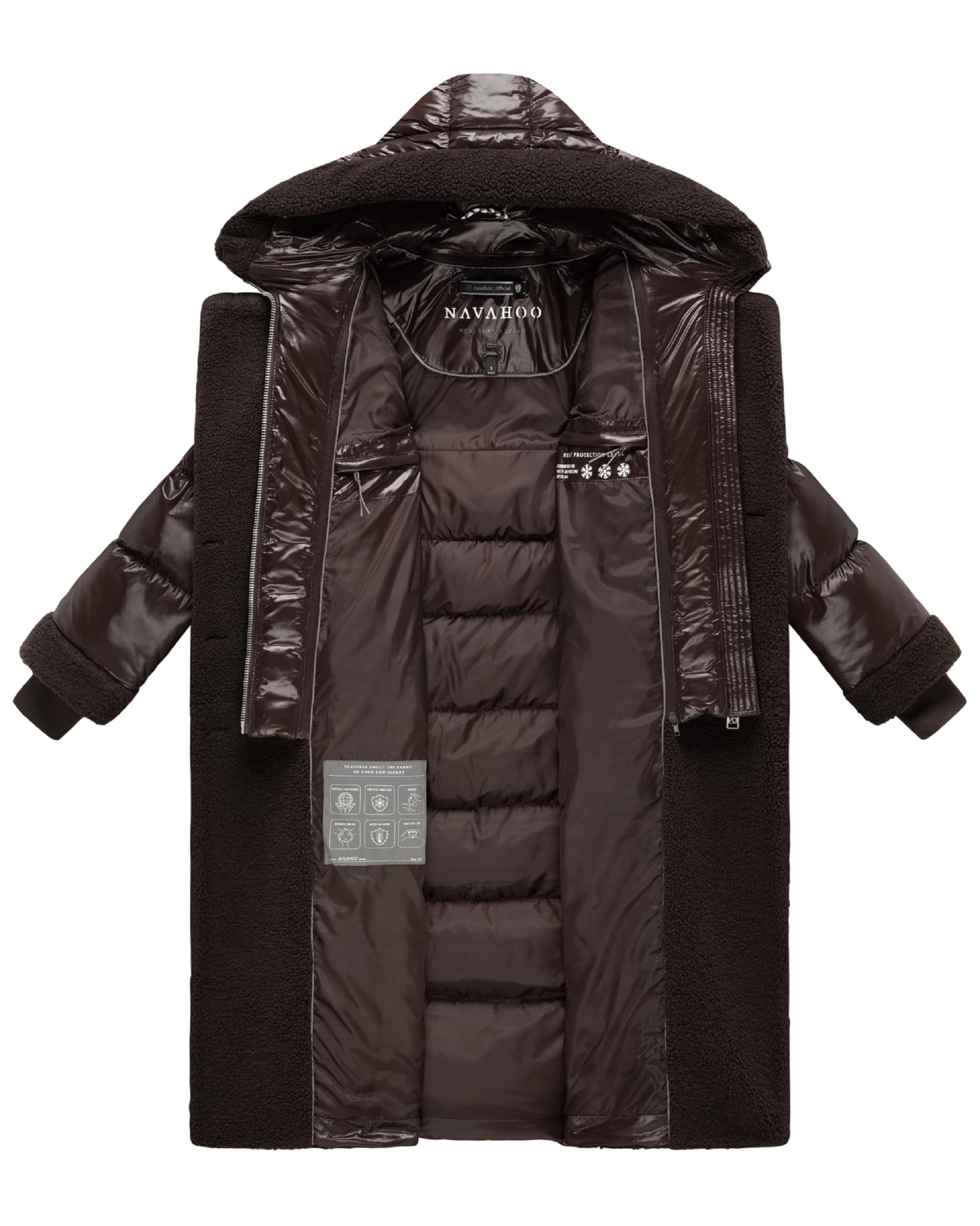 NAVAHOO Winter coat in Brown