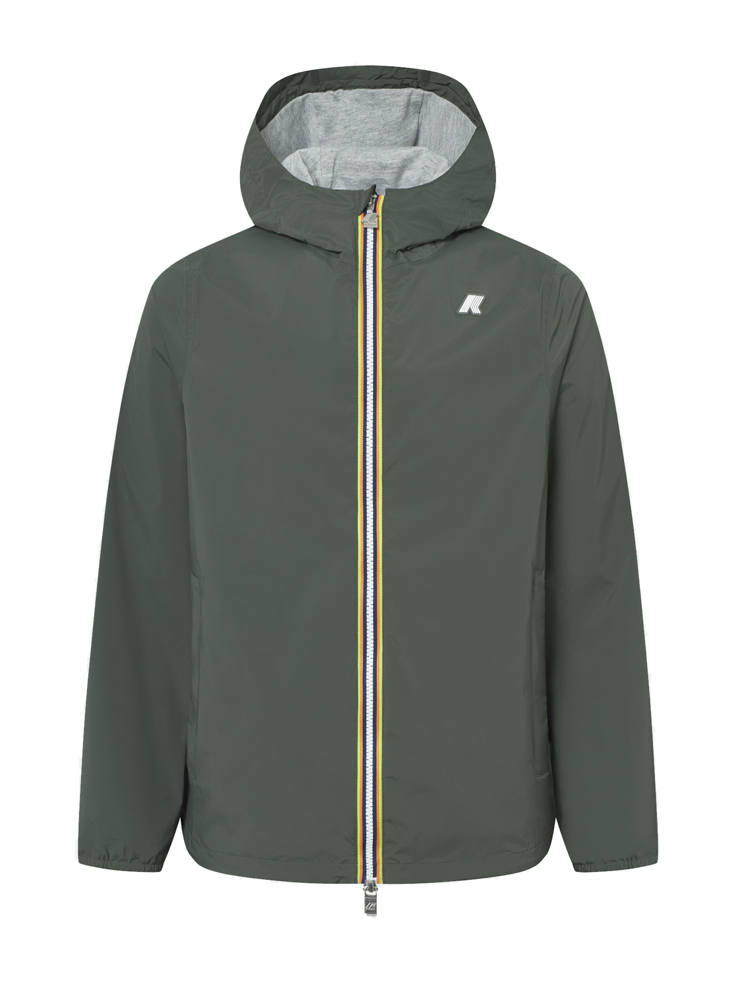 Giacca funzionale 'Jack' di K-Way in verde: frontale