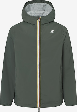 Giacca funzionale 'Jack' di K-Way in verde: frontale