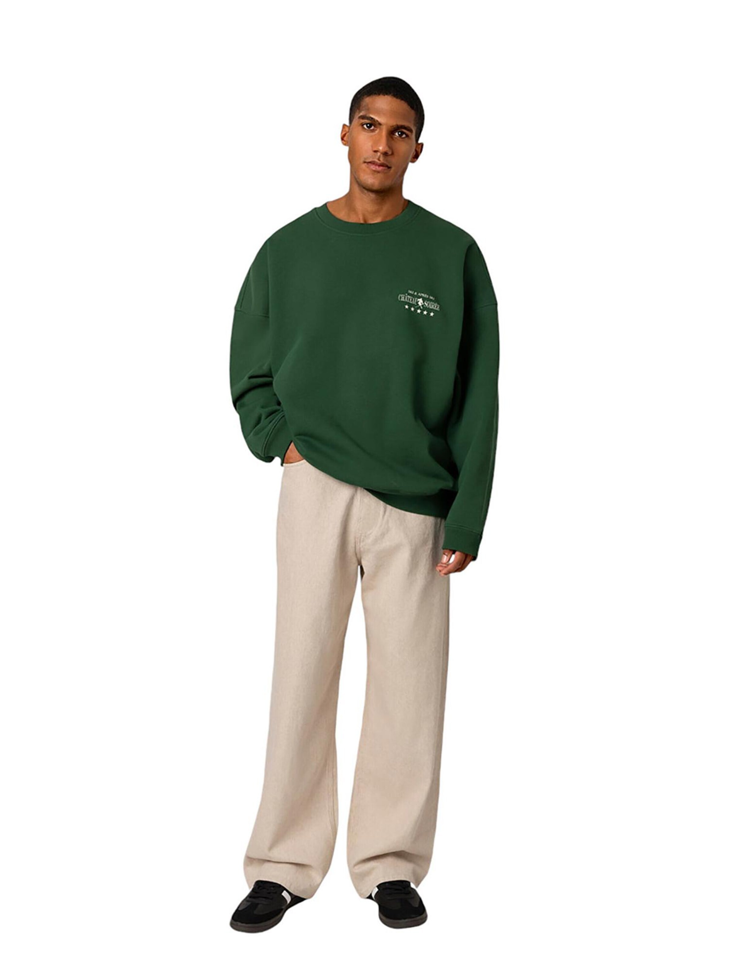 On Vacation Sweatshirt 'Chateau Soirée' in Green