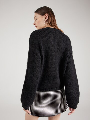 Pull-over oversize QS en noir