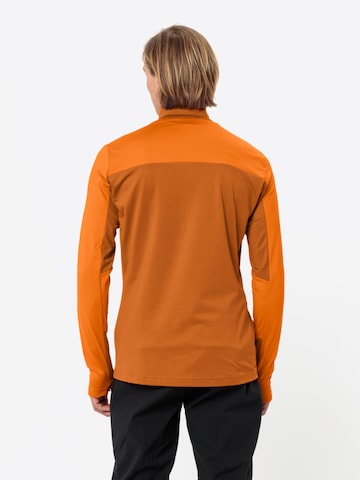 VAUDE Sports sweater 'Livigno' in Orange