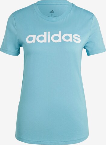 ADIDAS SPORTSWEAR Λειτουργικό μπλουζάκι 'Essentials' σε μπλε: μπροστά