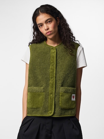 PIECES - Chaleco 'PCANASTACIA' en verde: frente