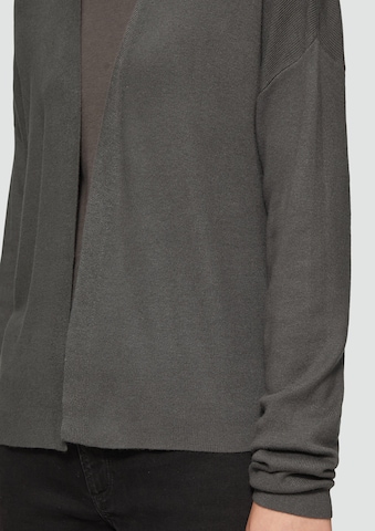 QS Gebreid vest in Grijs